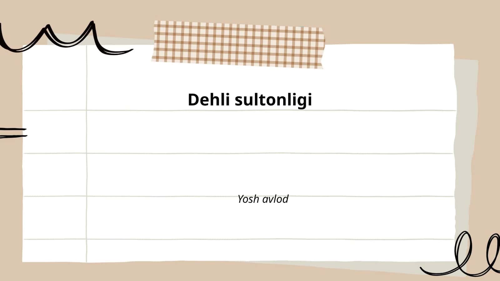 Dehli sultonligi 1