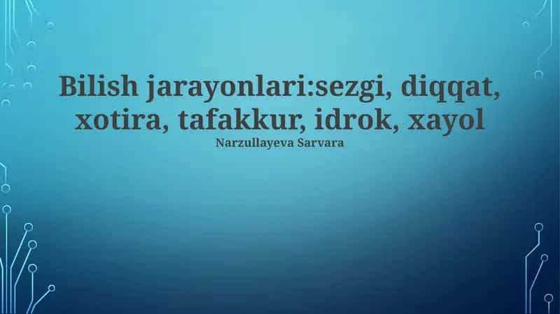 Tasavvur 1