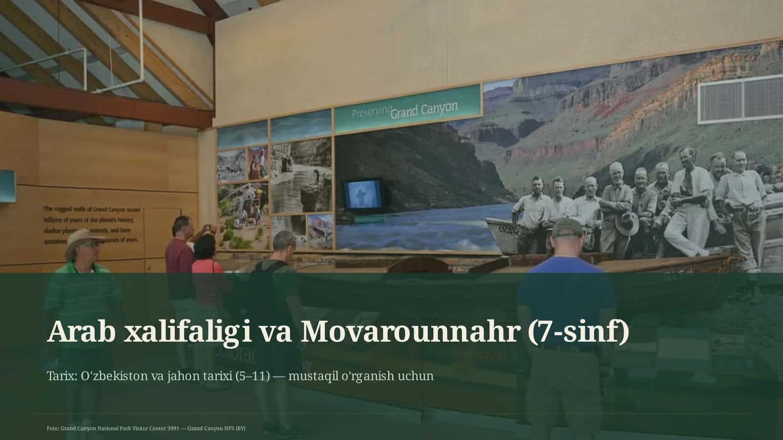 Arab xalifaligi va Movarounnahr (7-sinf) 1