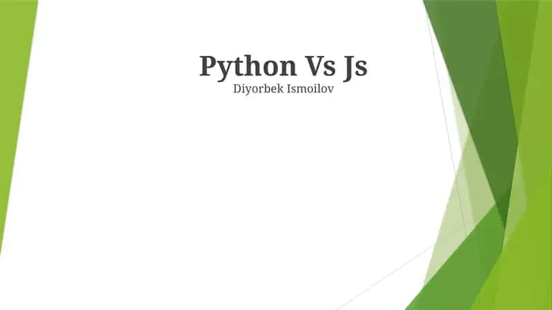 Python Vs Js 1