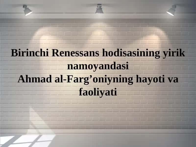 Ahmad al-Farg'oni 1