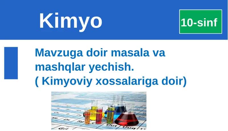 Kimyo 1
