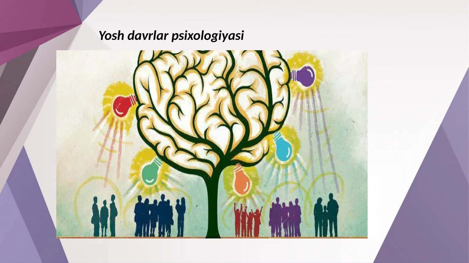Yosh davrlar psixologiyasi 1