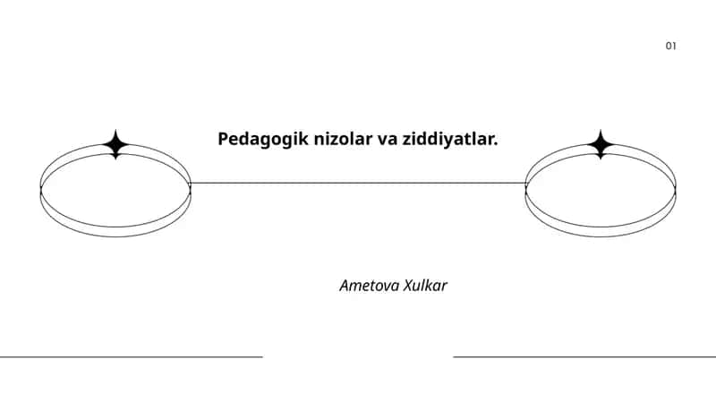 Pedagogik nizolar va ziddiyatlar 1