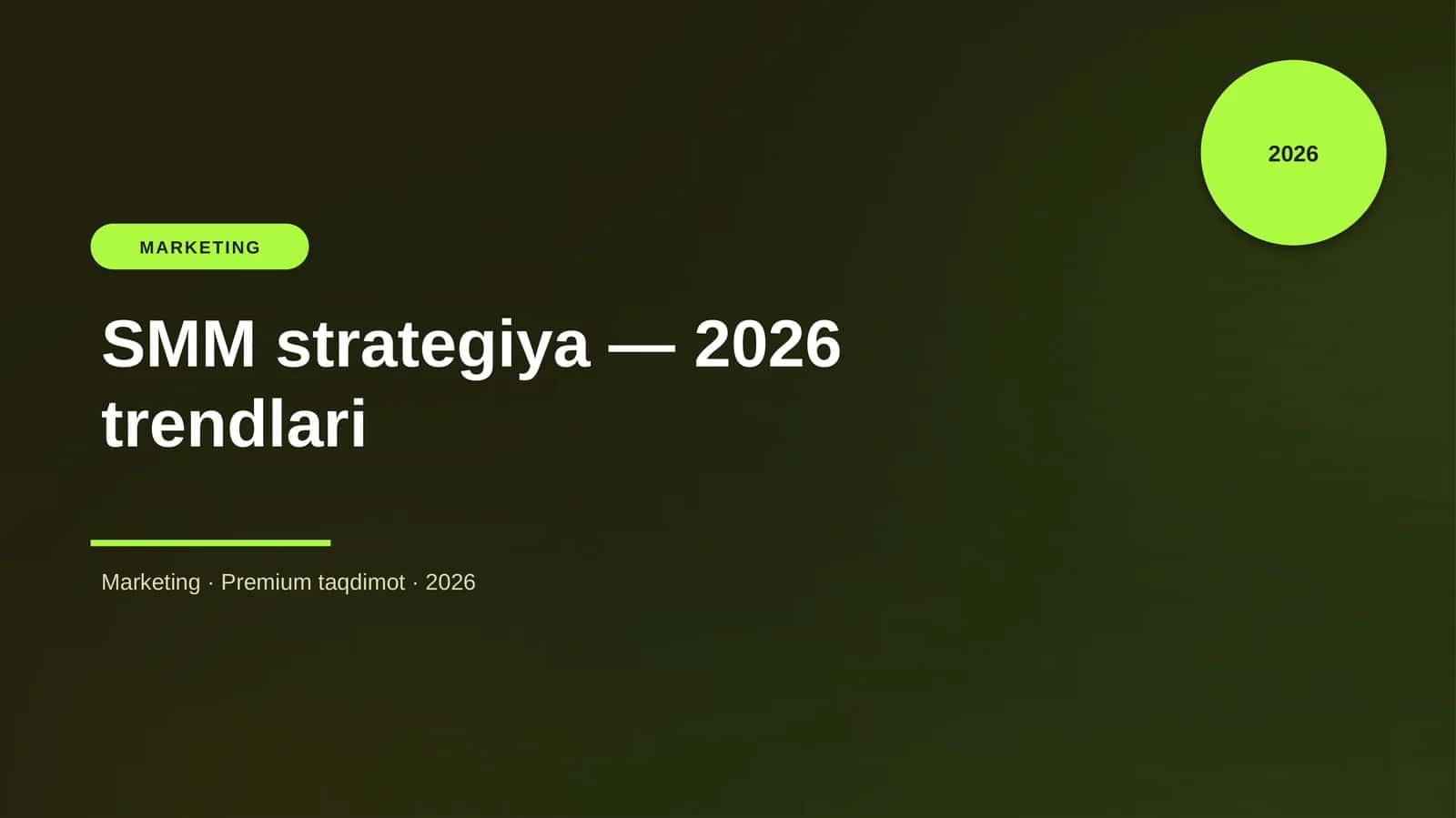 SMM strategiya — 2026 trendlari 1