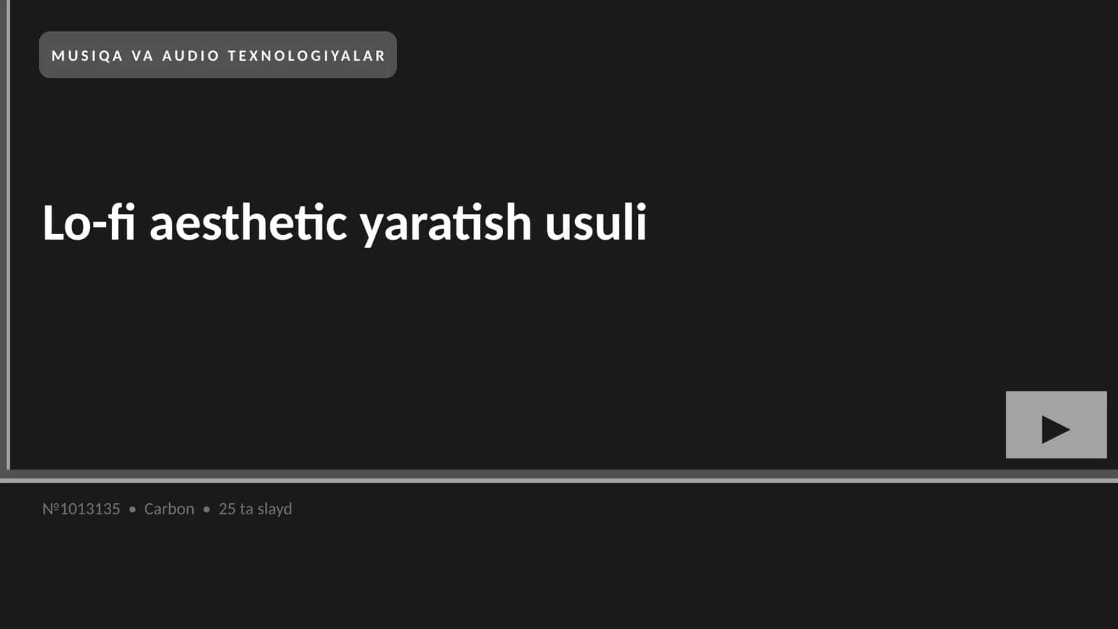 Lo-fi aesthetic yaratish usuli 1