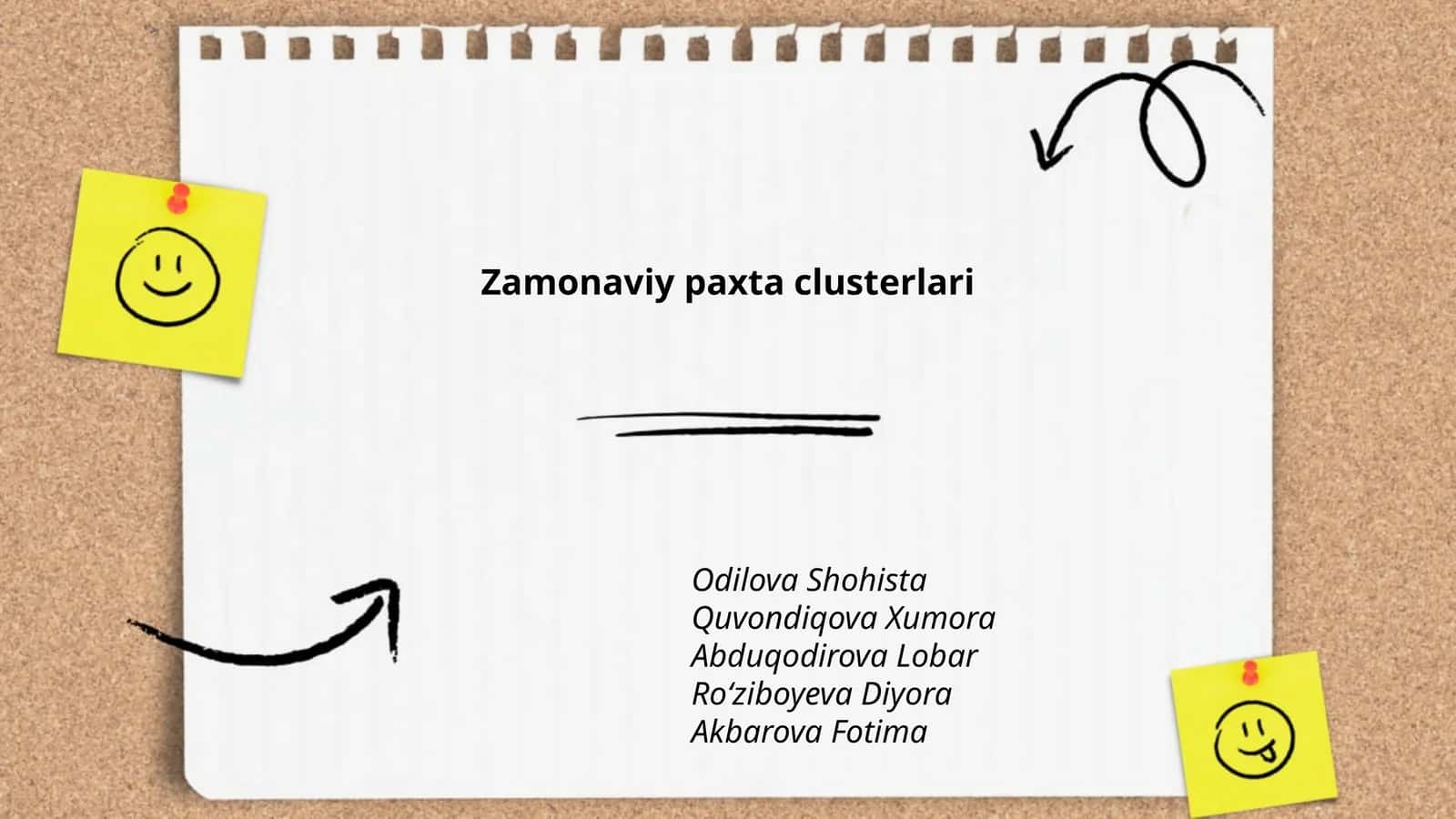 Zamonaviy paxta clusterlari 1