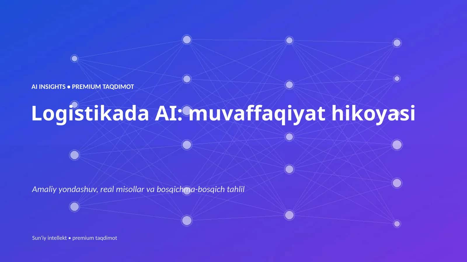 AI INSIGHTS • PREMIUM TAQDIMOT 1