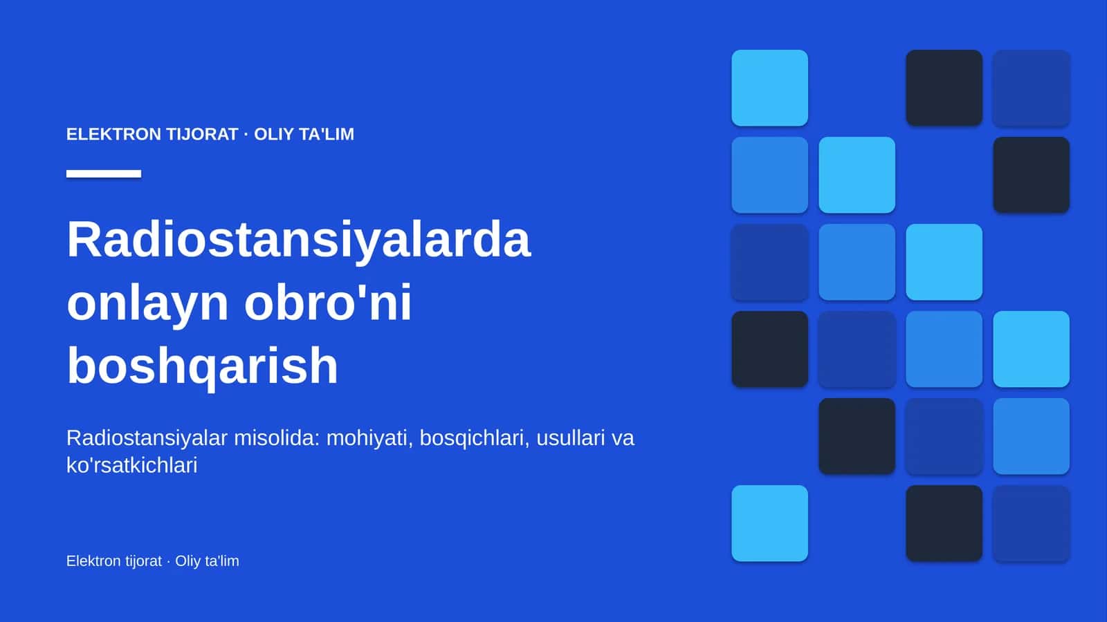 radiostansiyalarda onlayn obro'ni boshqarish 8998 1