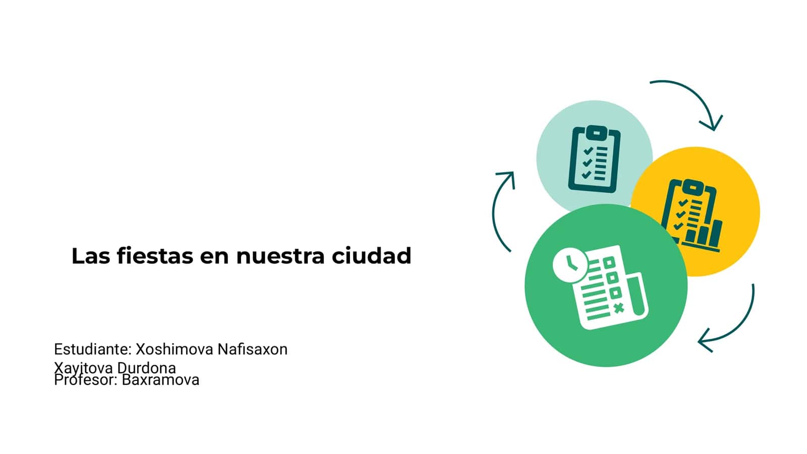 Las fiestas en nuestra ciudad 1