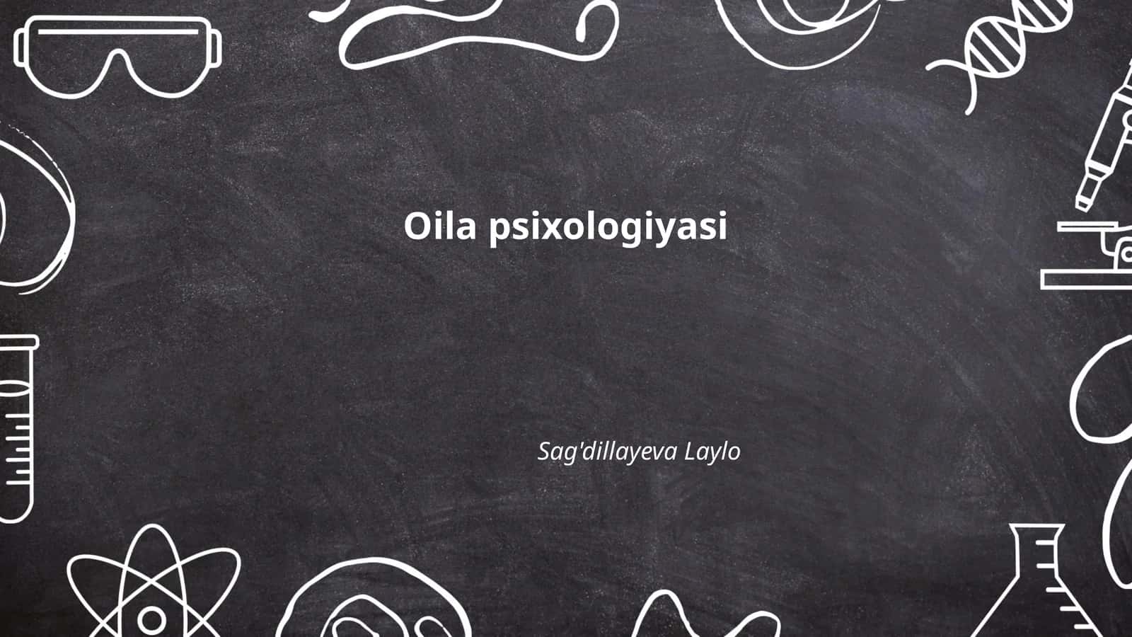 Oila psixologiyasi 1