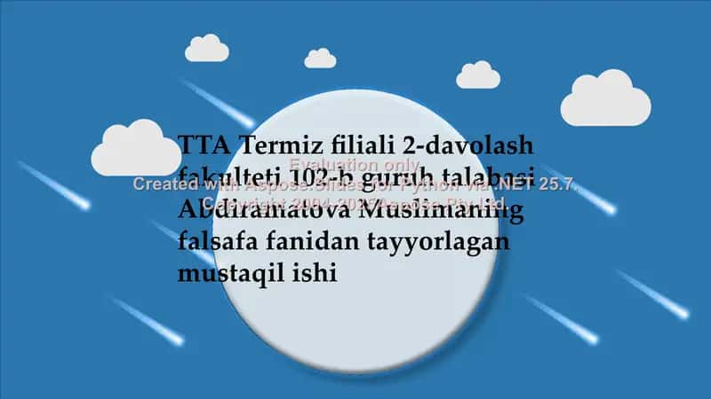 "Yangi falsafiy tafakkur" tushunchasining mazmuni va mohiyati 1
