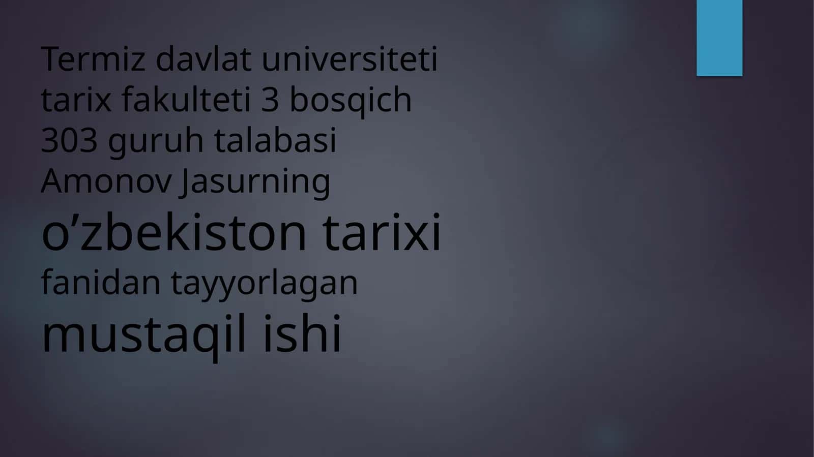 SHO'ROI ISLOMNING TUZILISHI VA UNING FAOLIYATI 1