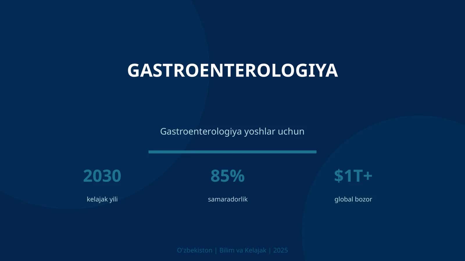 Gastroenterologiya yoshlar uchun 1