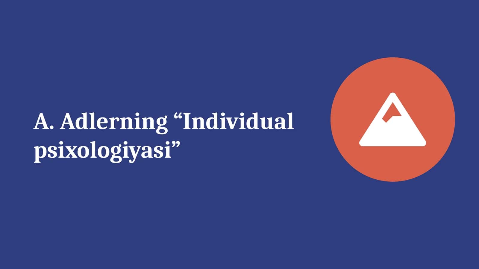 Individual psixologiyasi 1