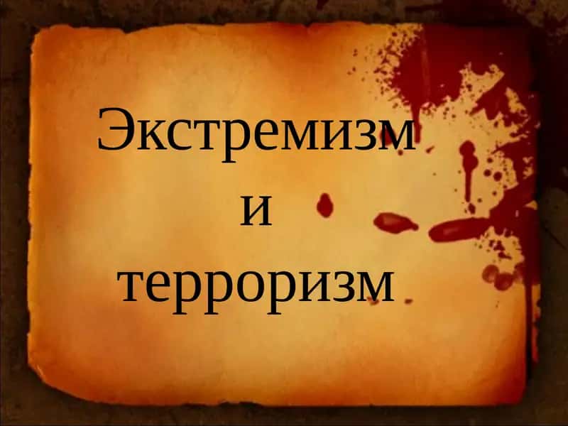 Борьба с экстремизмом и терроризмом
