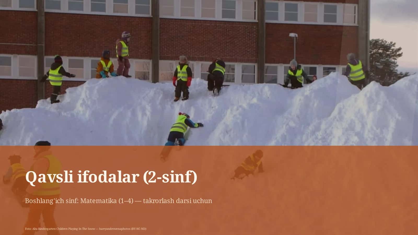 Qavsli ifodalar (2-sinf) 1