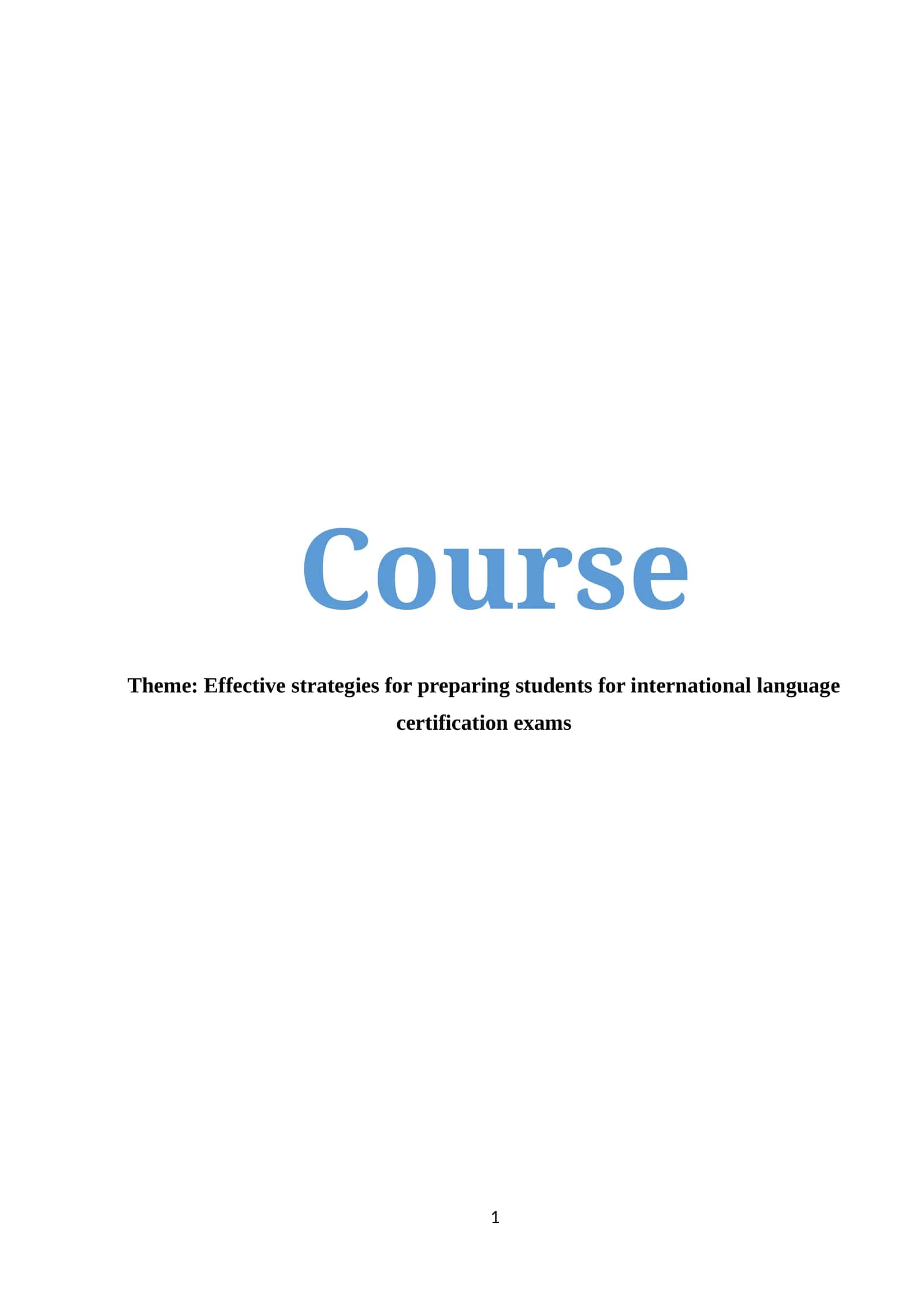 Effective strategies for preparing students for international language certification exams 1