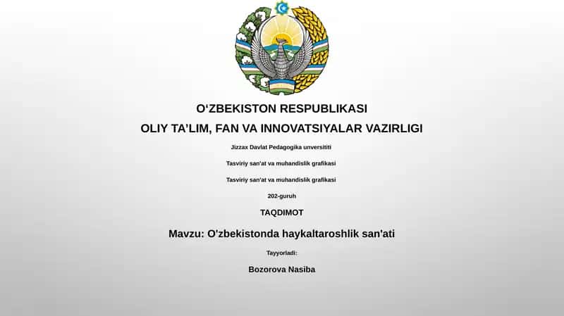 Tasviriy san'at va muhandislik grafikasi 1