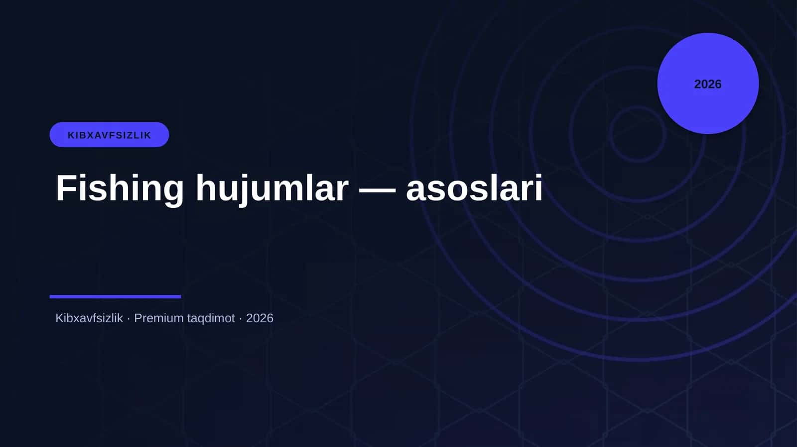 Fishing hujumlar — asoslari 1