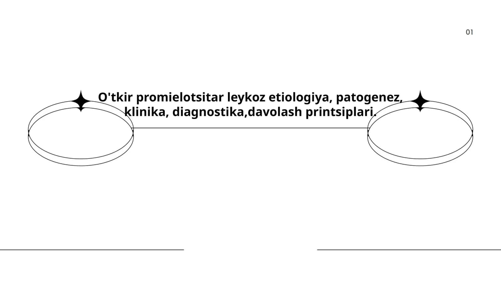 O'tkir promielotsitar leykoz etiologiya, patogenez, klinika, diagnostika, davolash printsiplari 1