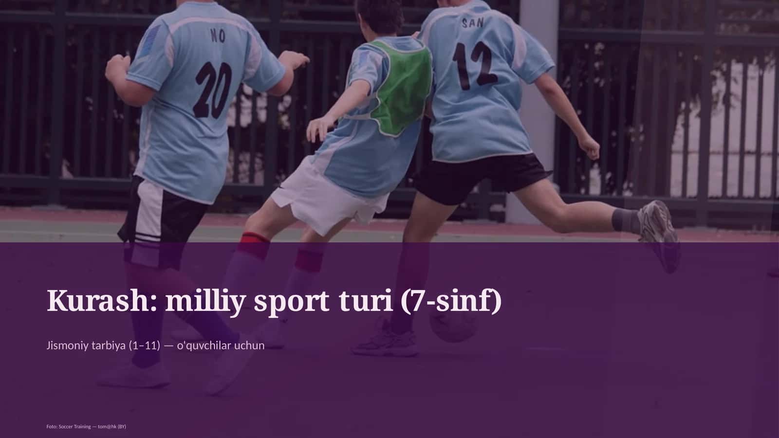 Kurash: milliy sport turi (7-sinf) 1