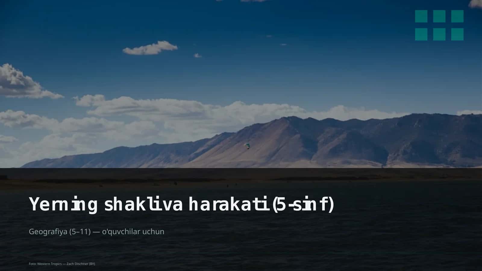 Yerning shakli va harakati (5-sinf) 1