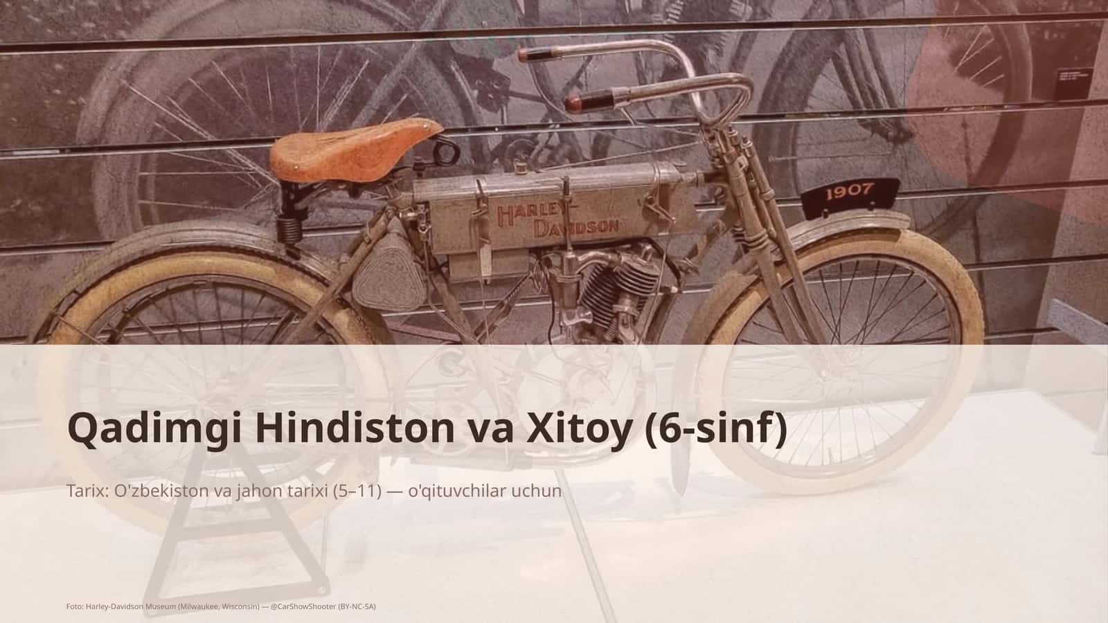 Qadimgi Hindiston va Xitoy (6-sinf) 1