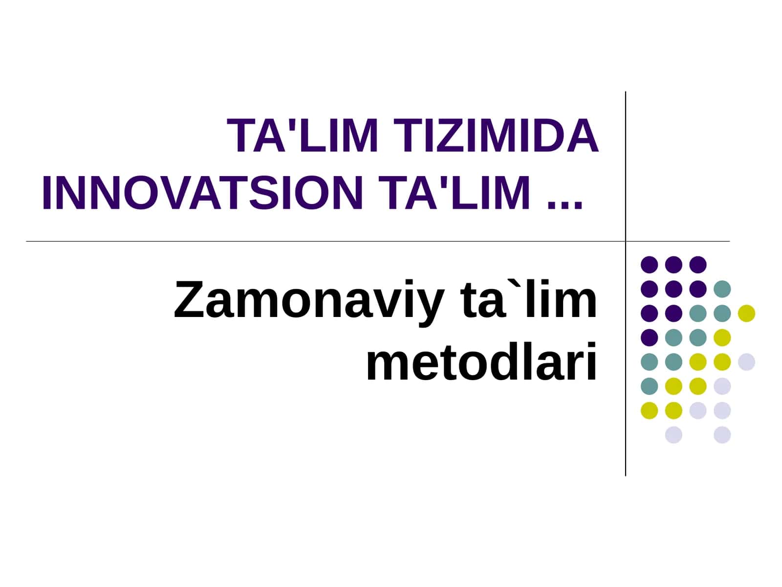 Masofaviy ta’lim berish uslub 1