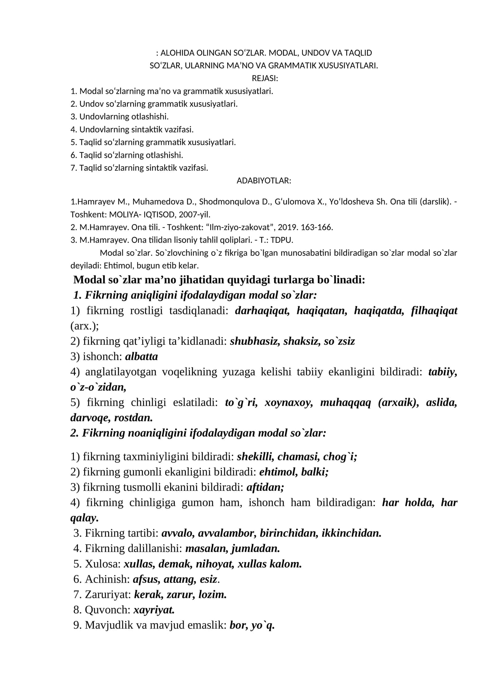 Modal so`zlar 1