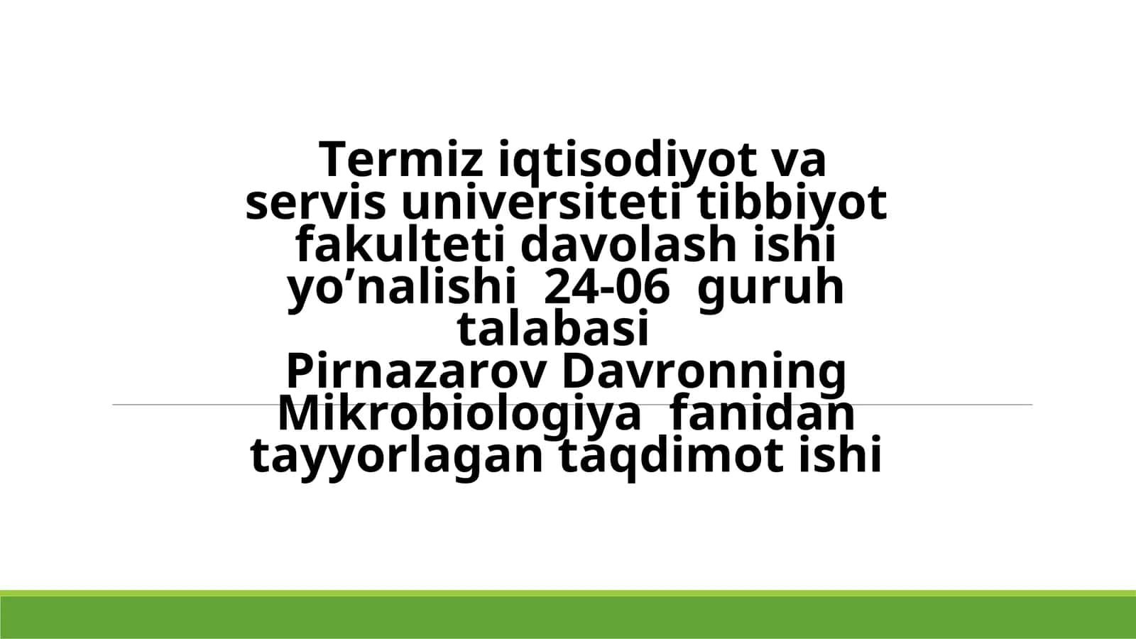 Klostridial va noklostridial infeksiyalar va ularning tibbiyotdagi ahamiyati 1