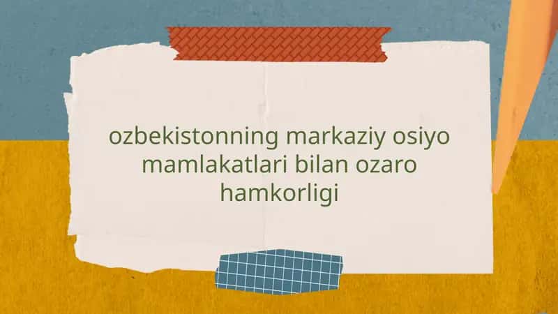 Siyosiy hamkorlik va muloqotning ahamiyati 1