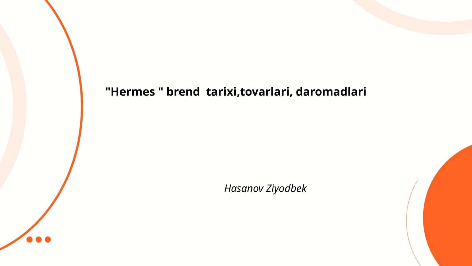 Hermes Brend Tarixi 1