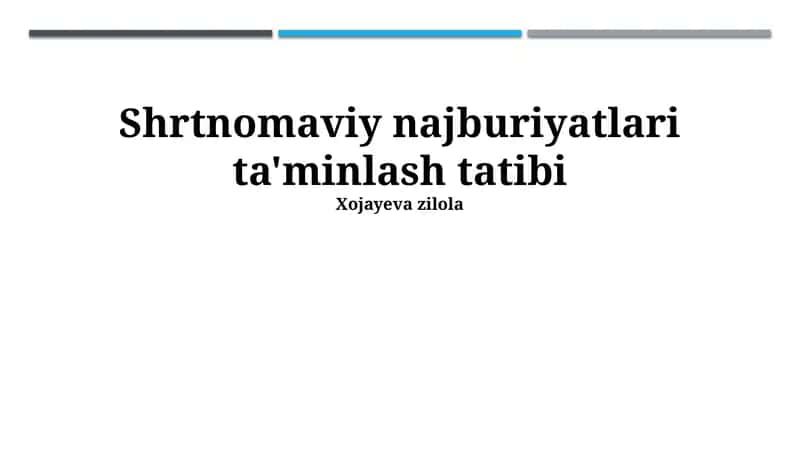 Shrtnomaviy najburiyatlari ta'minlash tatibi 1