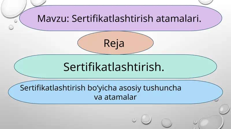 Sertifikatlashtirish 1