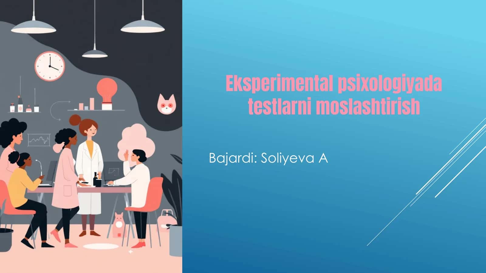 Eksperimental psixologiyada testlarni moslashtirish 1