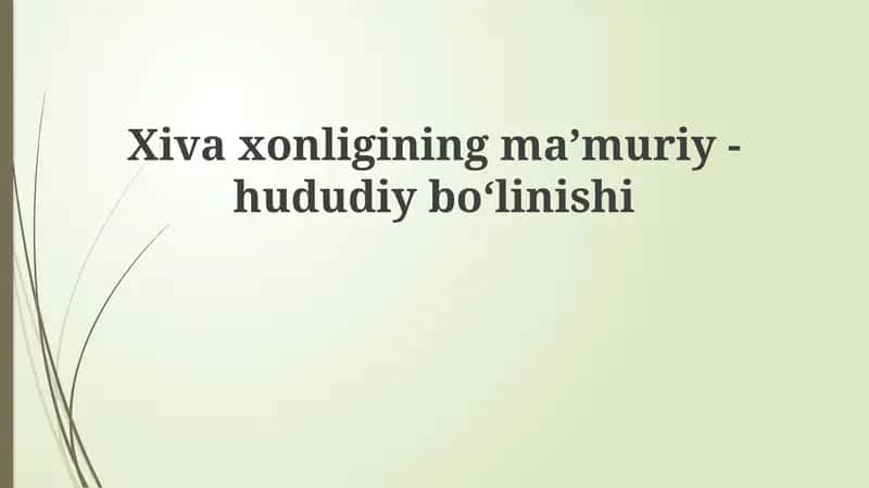 Xivaxonliginingmaʼmuriy-hududiyboʻlinishi 1