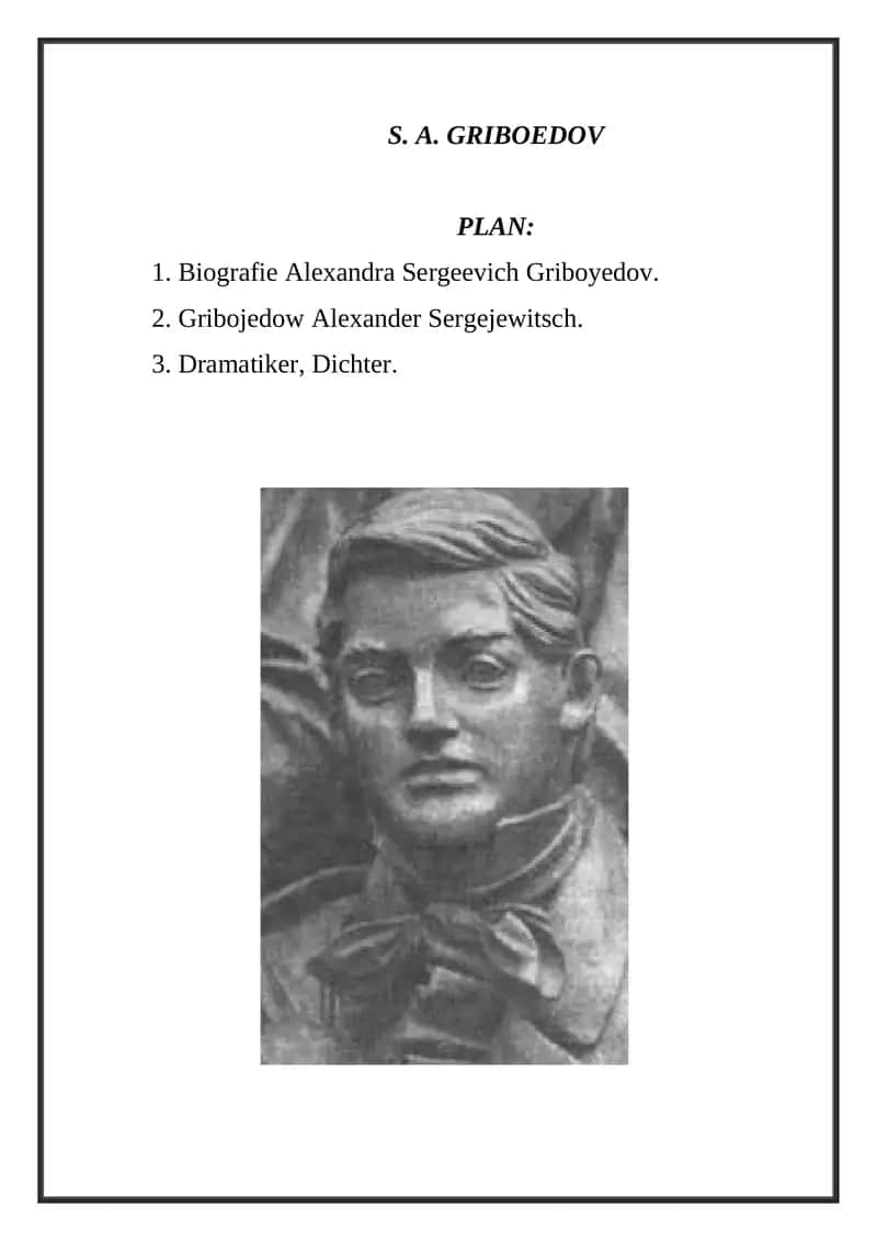 S. A. GRIBOEDOV 1