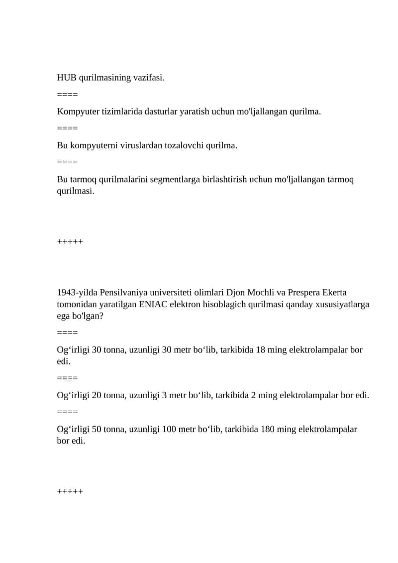 Tarmoq qurilmasi 1