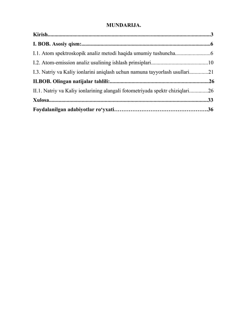 Natriy va Kaliy ionlarini alangali fotometrik aniqlash 1