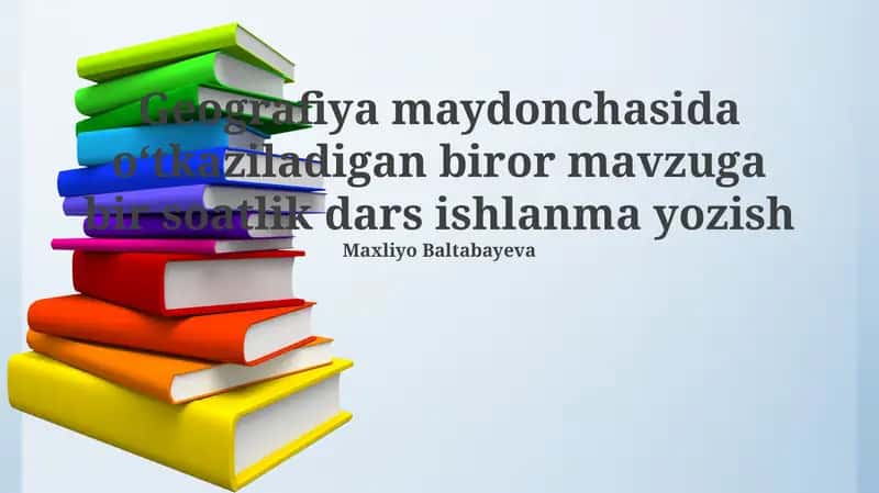 Geografik hududlar, tabiiy geografiyasi 1