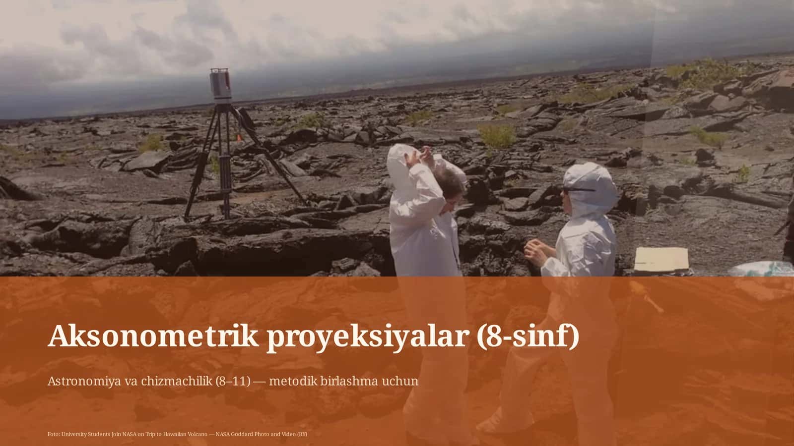 Aksonometrik proyeksiyalar (8-sinf) 1
