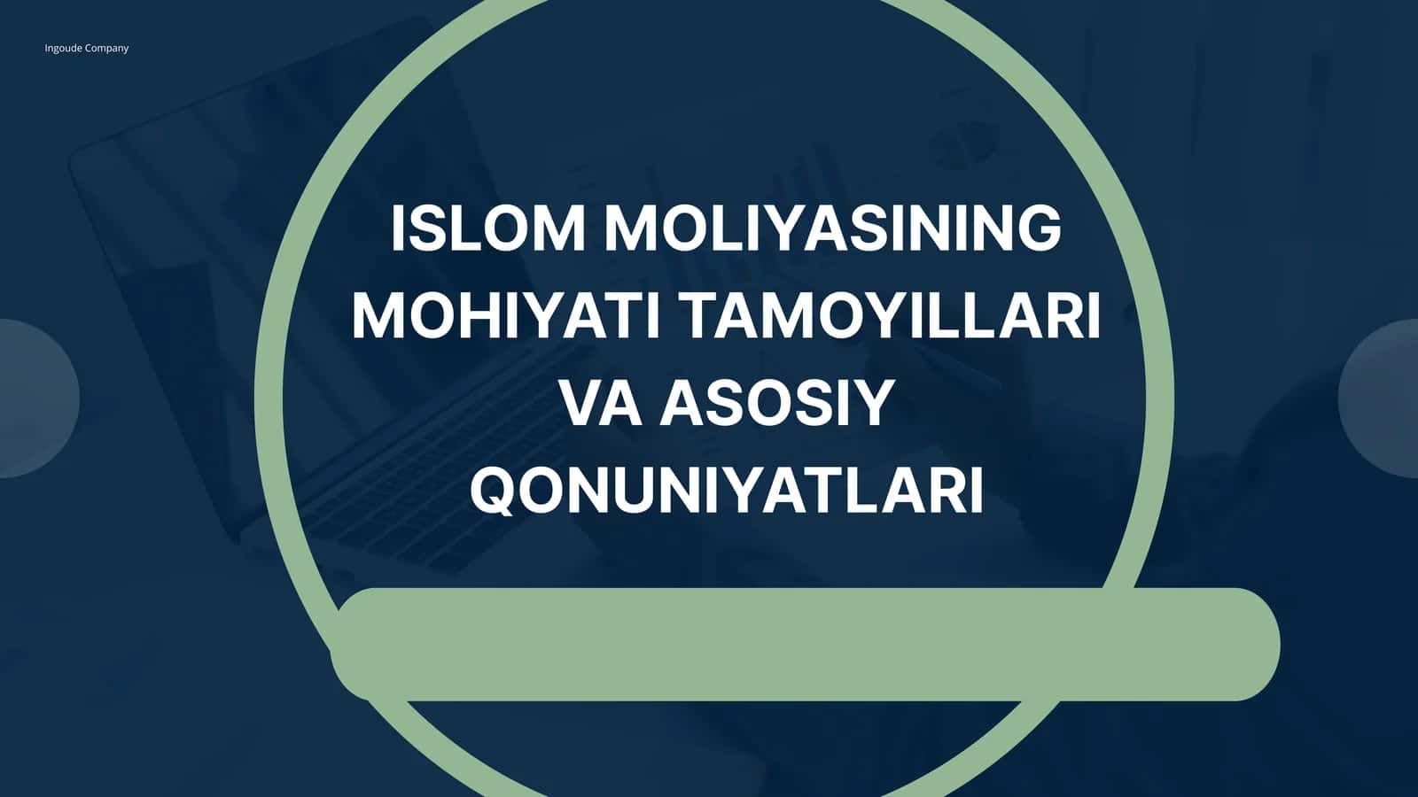Islom moliyasining mohiyati tamoqillari va asosiy qonuniyatlar 1