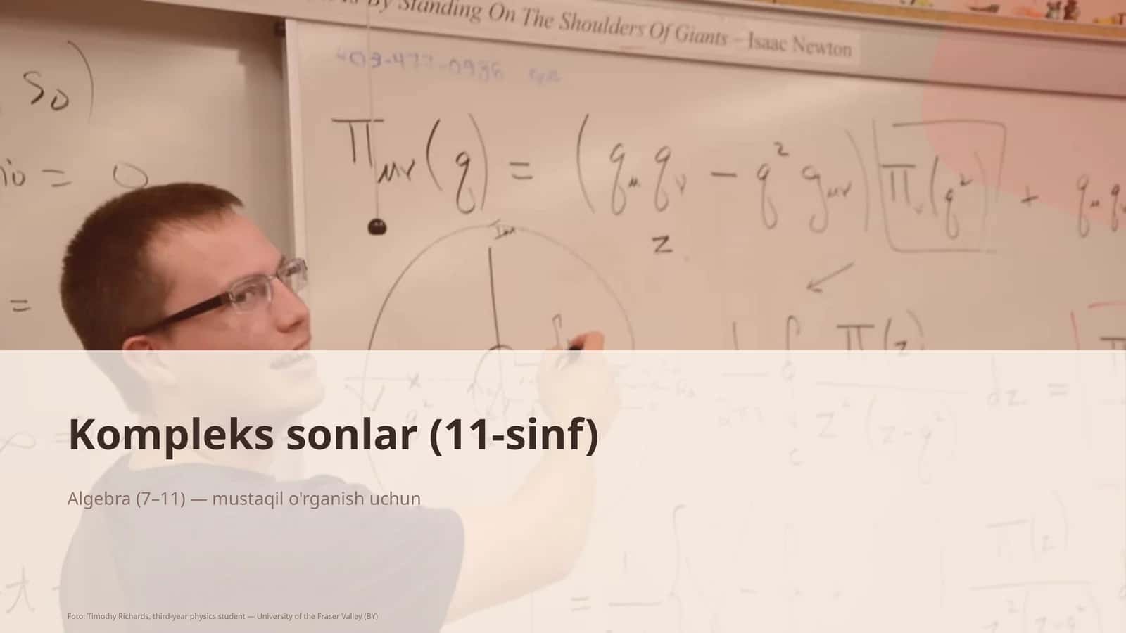 Algebra (7–11) 1