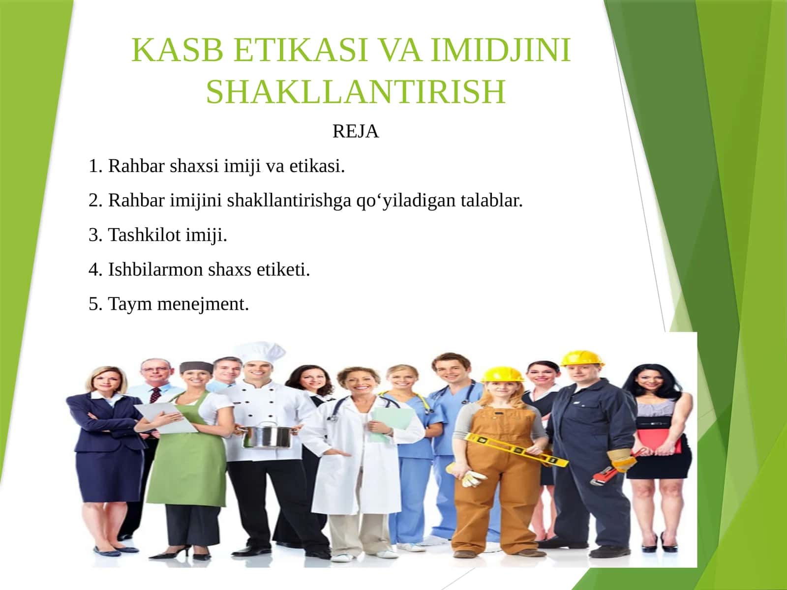 KASB ETIKASI VA IMIDJINISHAKLLANTIRISH 1