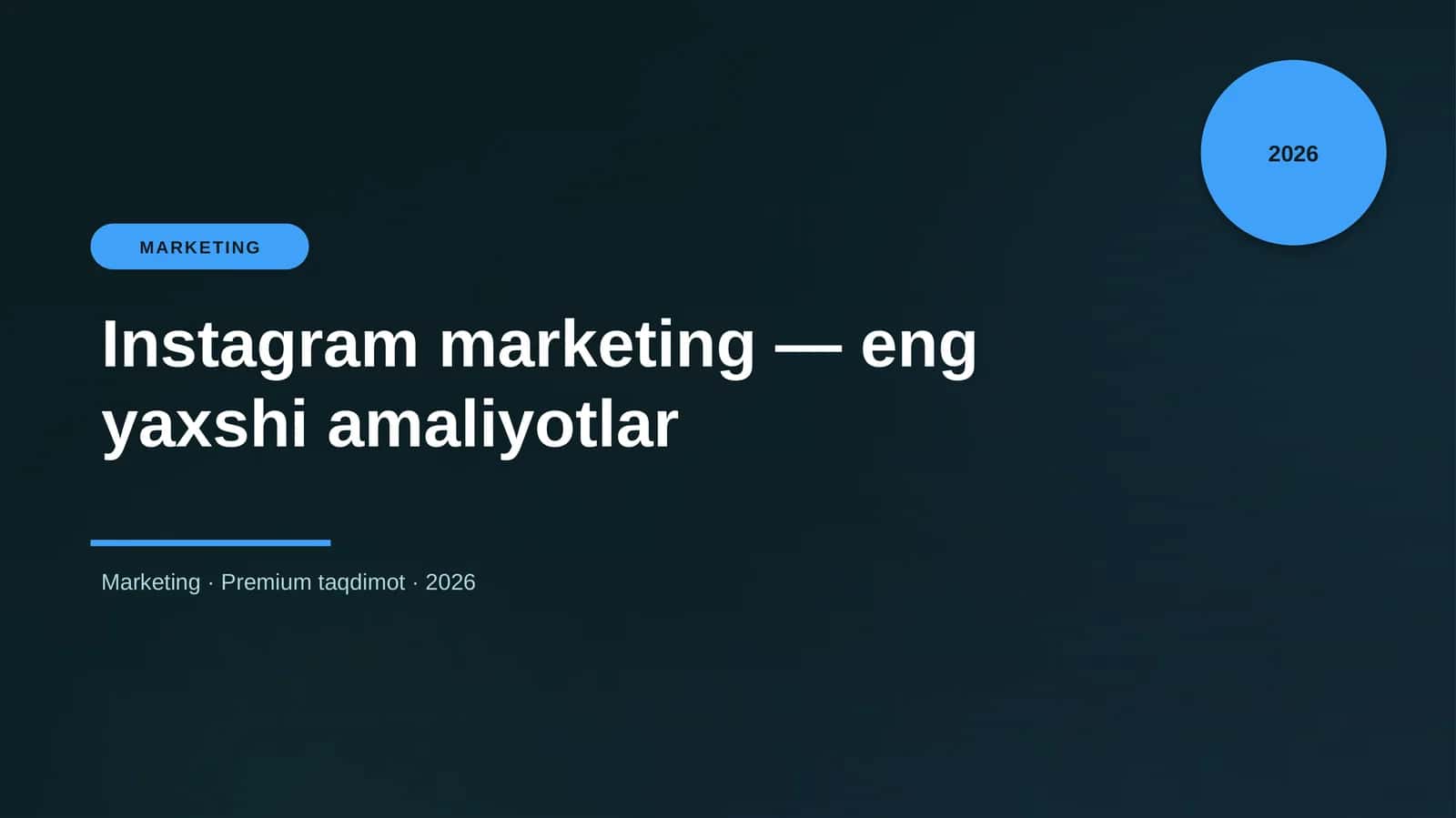 Instagram marketing — eng yaxshi amaliyotlar 1