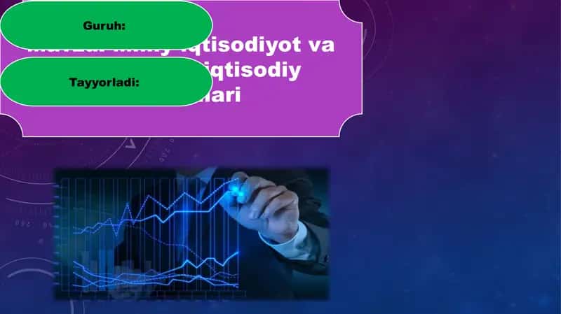 Milliy iqtisodiyot va uning makroiqtisodiy òlchamlari 1