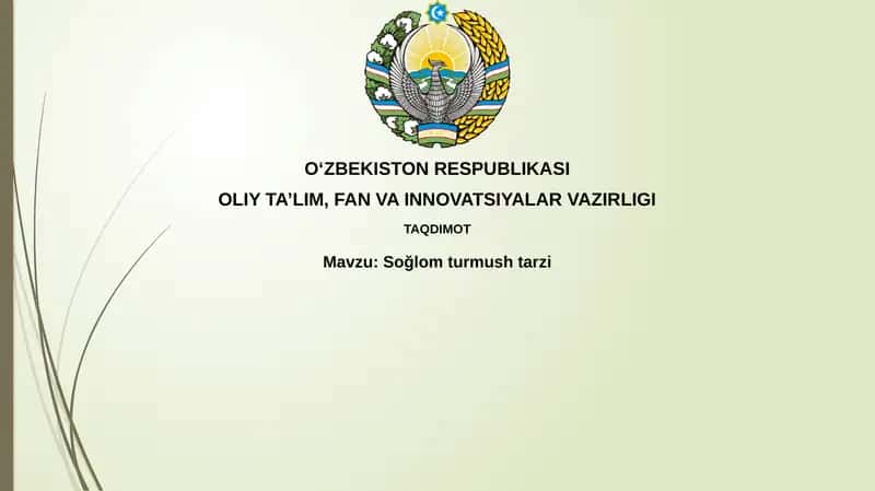 Soğlomturmushtarzi 1