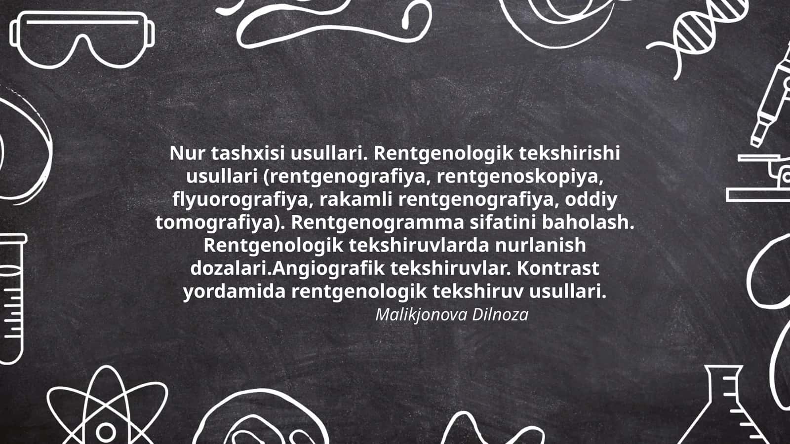 Nur tashxisi usullari 1