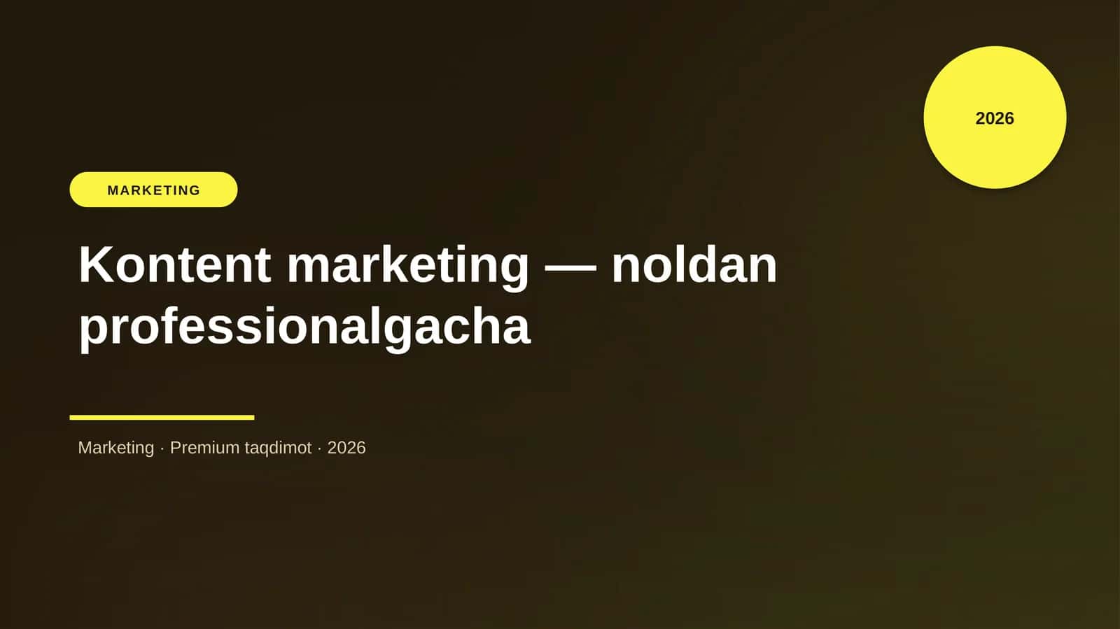 Kontent marketing — noldan professionalgacha 1